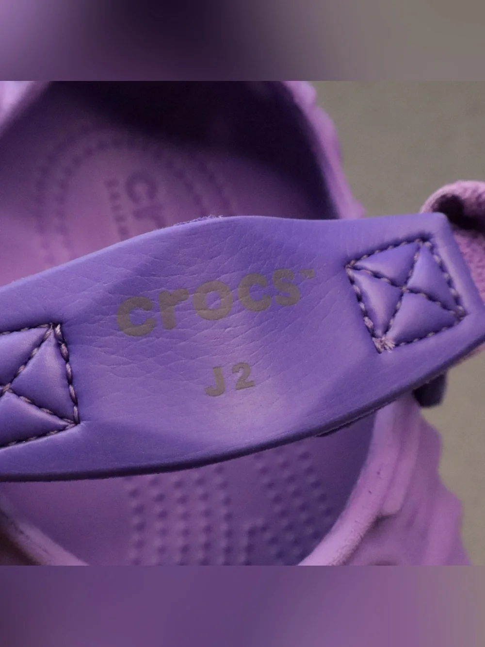 Salehe Bembury x Crocs Pollex Clog Kids Dewberry Purple Size J2 New Style